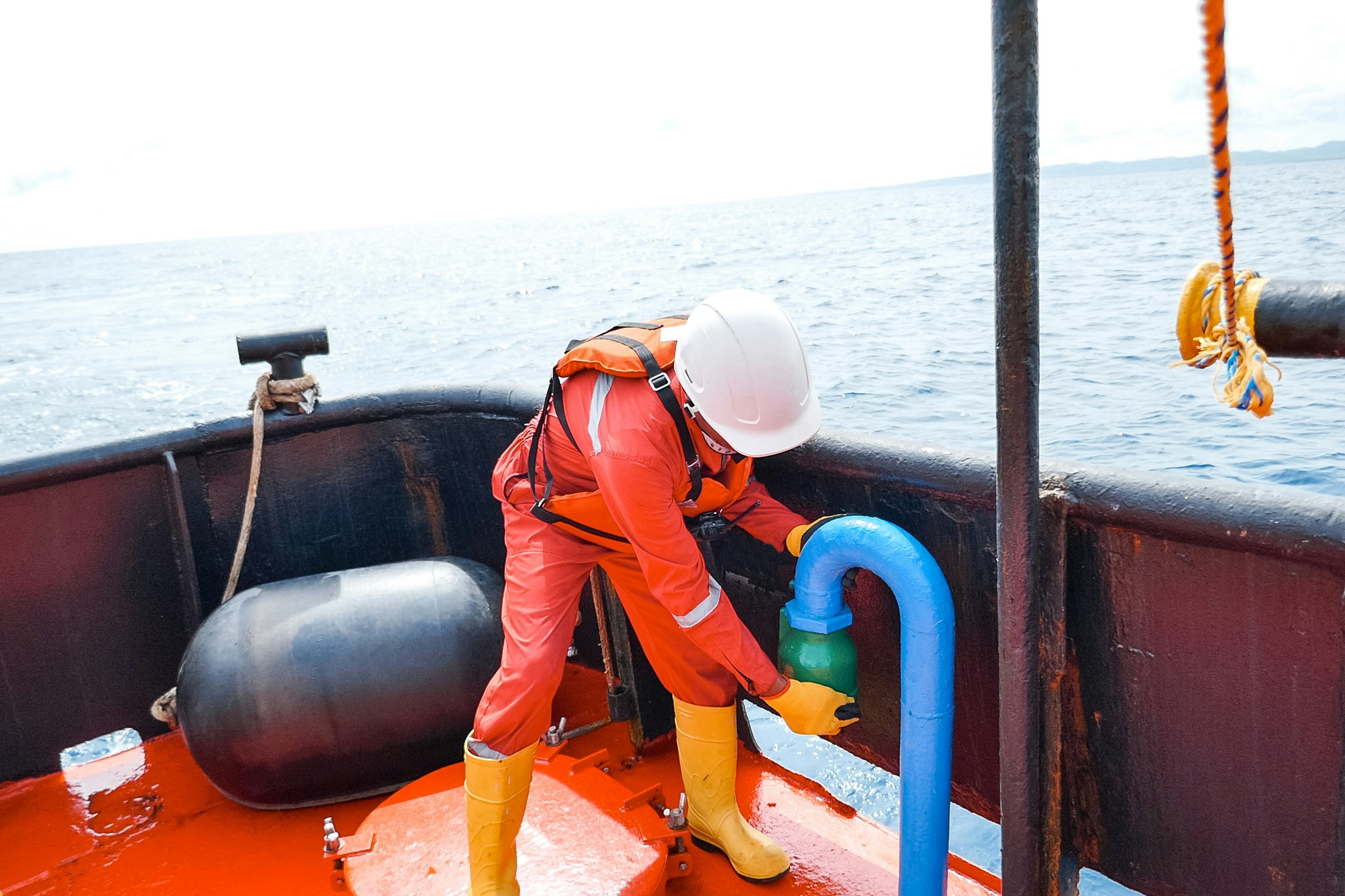 Maritime professional onboard vessel